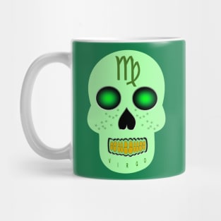 Star Sign Skull Virgo Mug